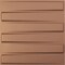 Ekena Millwork 19 5/8in. W x 19 5/8in. H Keyes EnduraWall Decorative 3D Wall Panel Covers 2.67 Sq. Ft. WP20X20KYCAC - alternate 1